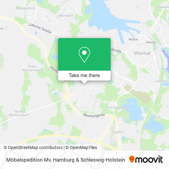 Möbelspedition Mv map