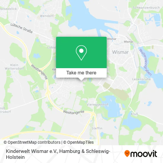 Карта Kinderwelt Wismar e.V.