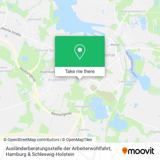 Ausländerberatungsstelle der Arbeiterwohlfahrt map