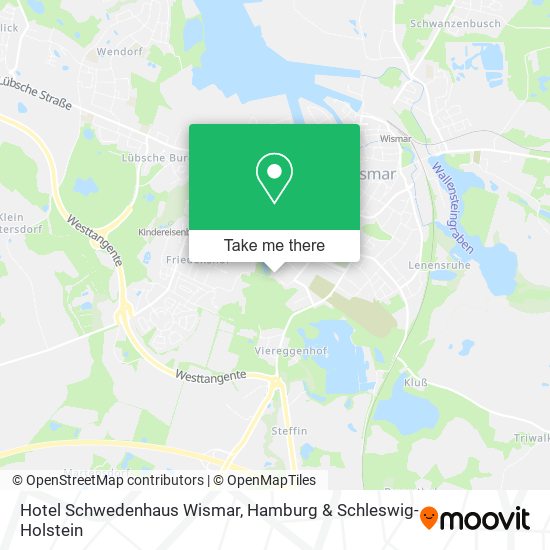 Hotel Schwedenhaus Wismar map