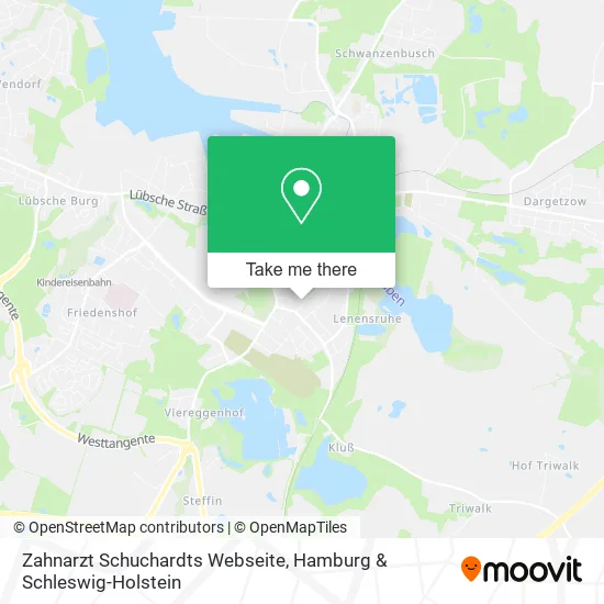 Карта Zahnarzt Schuchardts Webseite