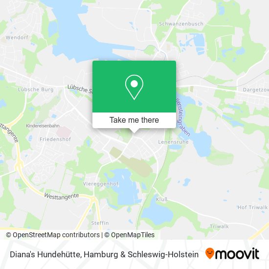 Diana's Hundehütte map