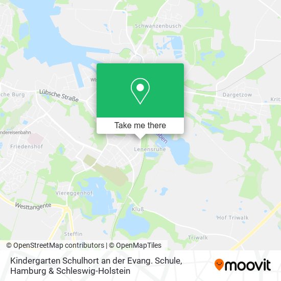 Kindergarten Schulhort an der Evang. Schule map