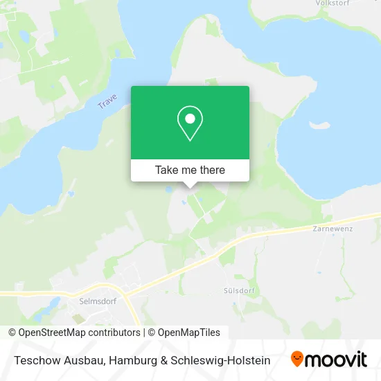 Карта Teschow Ausbau