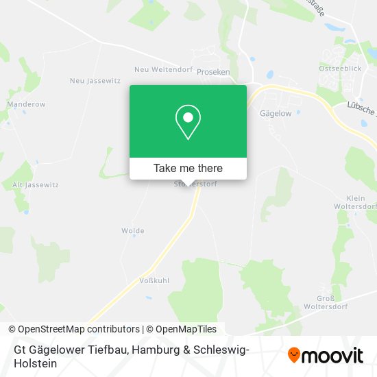 Gt Gägelower Tiefbau map