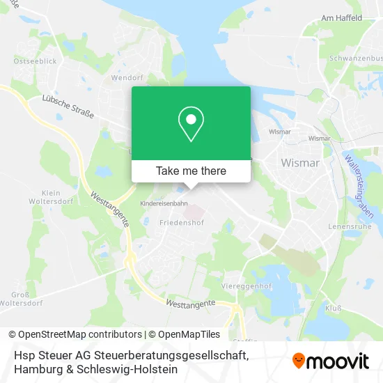 Карта Hsp Steuer AG Steuerberatungsgesellschaft