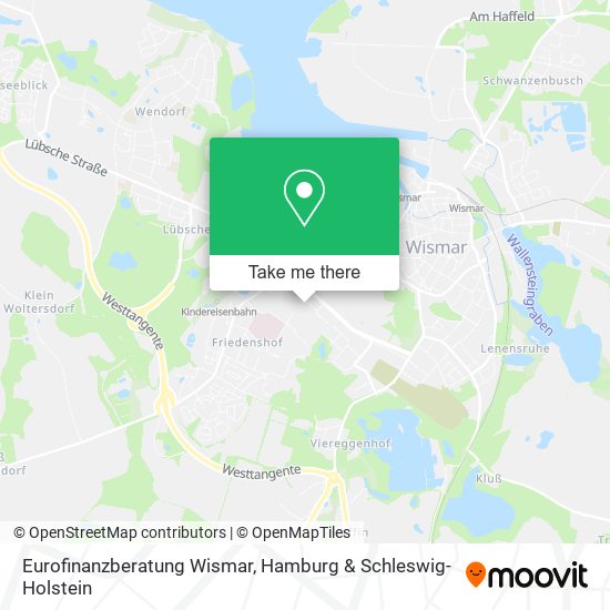 Eurofinanzberatung Wismar map