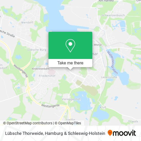 Lübsche Thorweide map