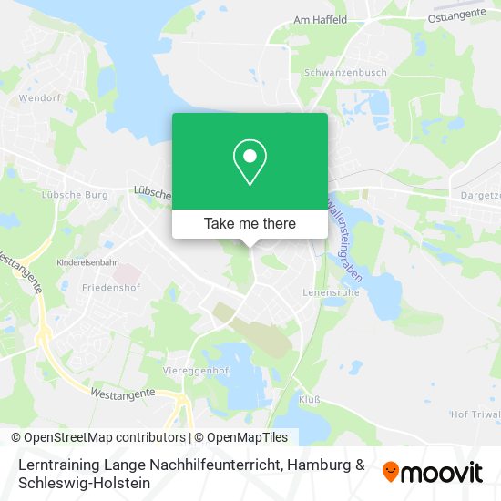 Lerntraining Lange Nachhilfeunterricht map