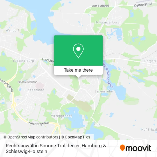 Карта Rechtsanwältin Simone Trolldenier