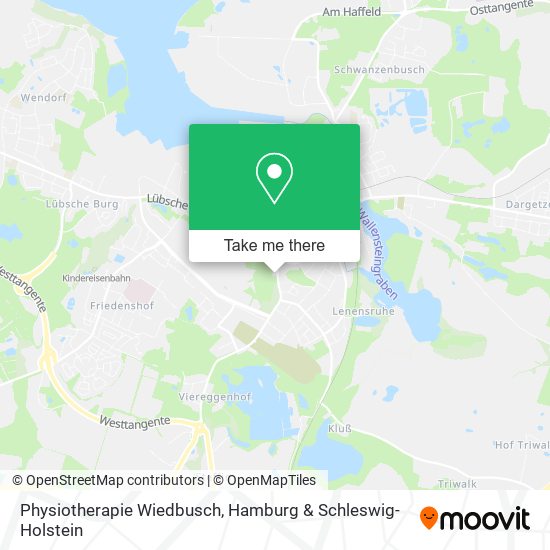 Physiotherapie Wiedbusch map