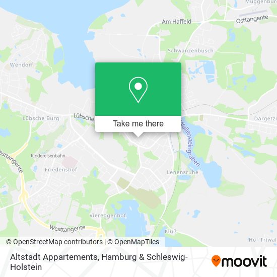 Altstadt Appartements map