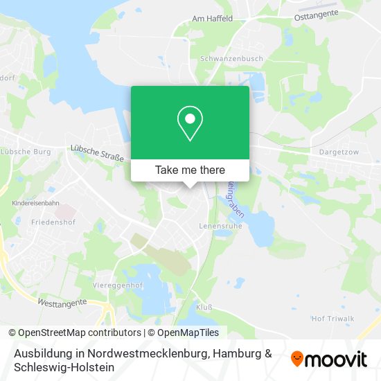 Карта Ausbildung in Nordwestmecklenburg