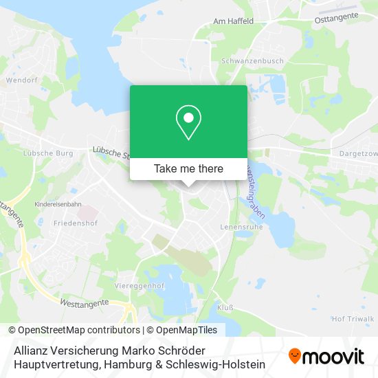 Allianz Versicherung Marko Schröder Hauptvertretung map