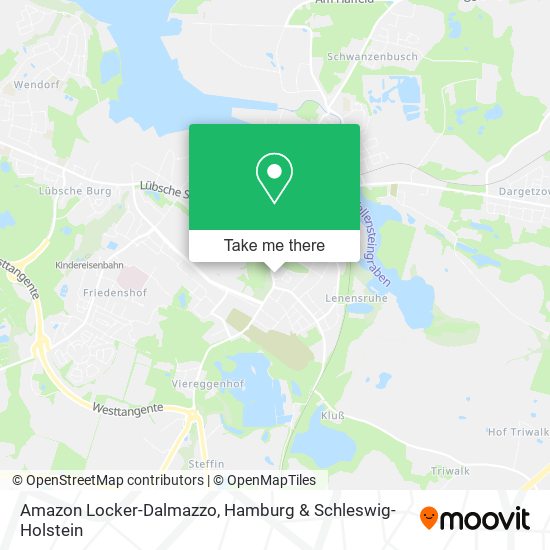 Amazon Locker-Dalmazzo map