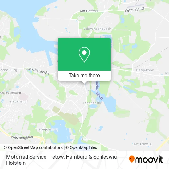 Карта Motorrad Service Tretow