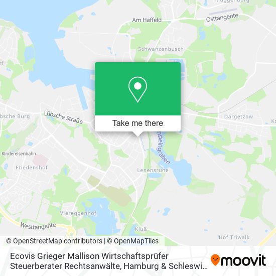 Ecovis Grieger Mallison Wirtschaftsprüfer Steuerberater Rechtsanwälte map