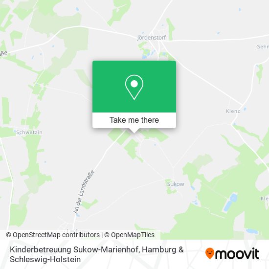 Kinderbetreuung Sukow-Marienhof map