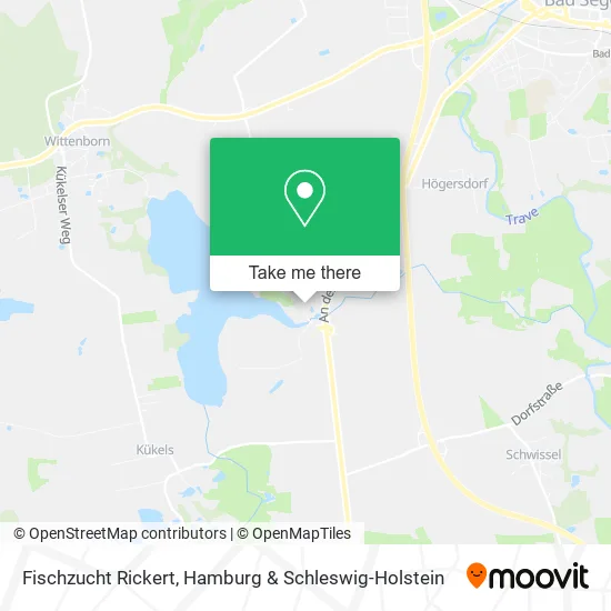 Карта Fischzucht Rickert