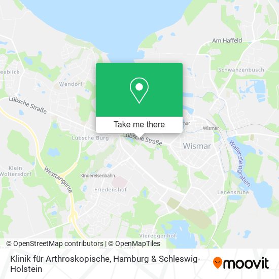 Klinik für Arthroskopische map