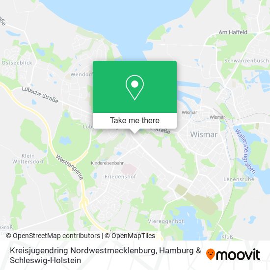 Kreisjugendring Nordwestmecklenburg map