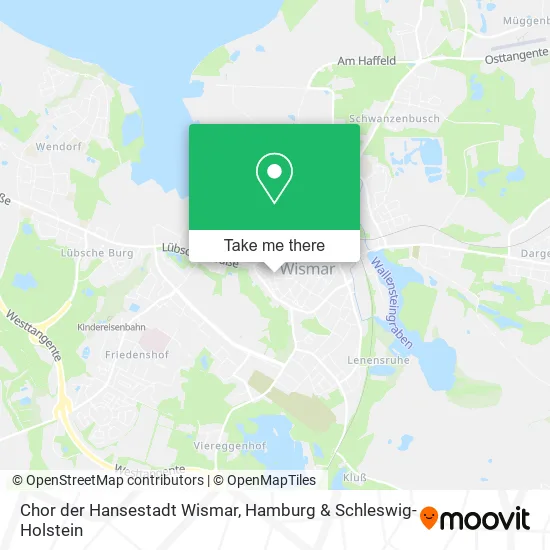 Карта Chor der Hansestadt Wismar