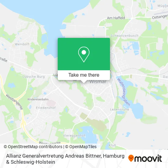 Карта Allianz Generalvertretung Andreas Bittner