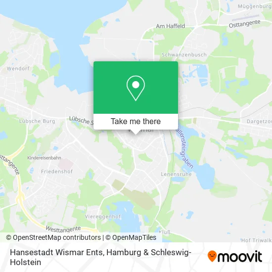 Карта Hansestadt Wismar Ents