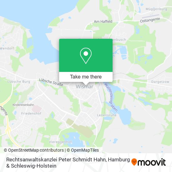 Rechtsanwaltskanzlei Peter Schmidt Hahn map