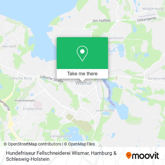 Hundefriseur Fellschneiderei Wismar map