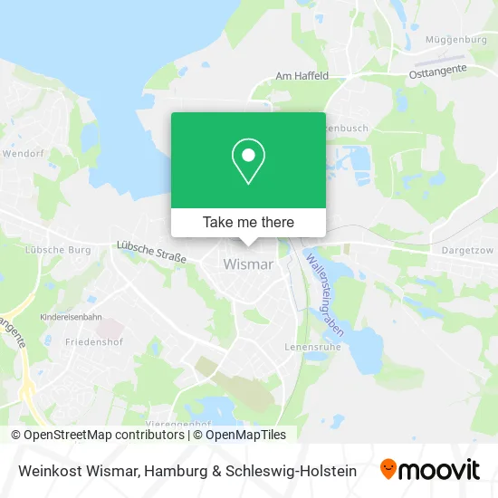 Карта Weinkost Wismar