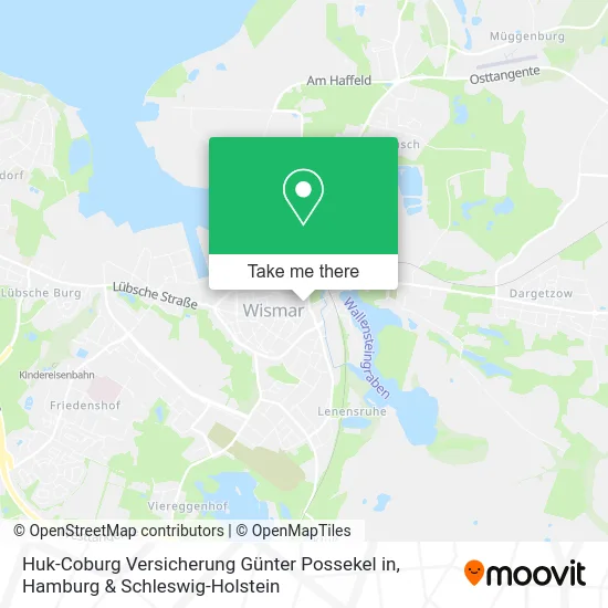 Карта Huk-Coburg Versicherung Günter Possekel in