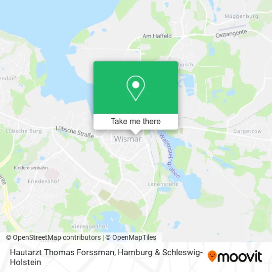 Карта Hautarzt Thomas Forssman