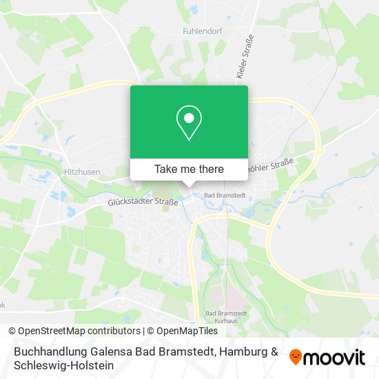 Buchhandlung Galensa Bad Bramstedt map