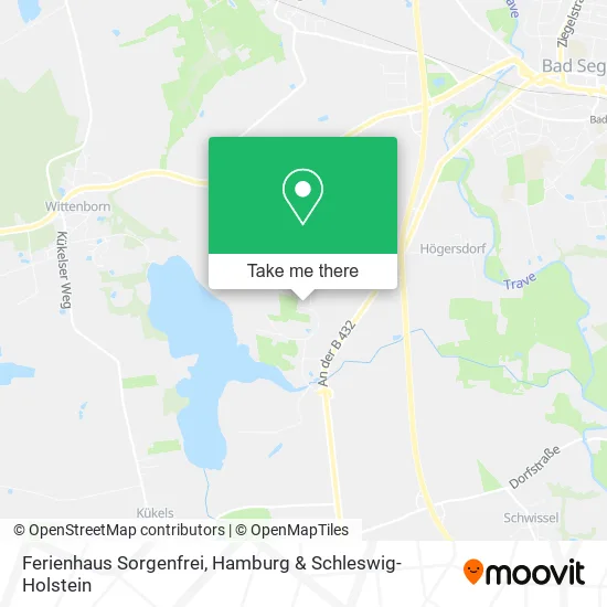 Карта Ferienhaus Sorgenfrei