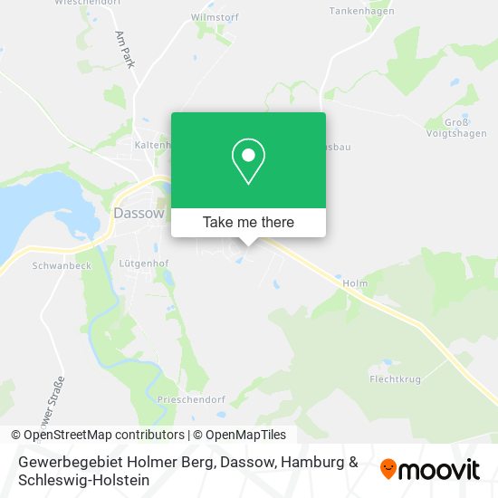 Gewerbegebiet Holmer Berg, Dassow map
