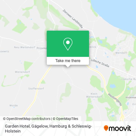 Garden Hotel, Gägelow map