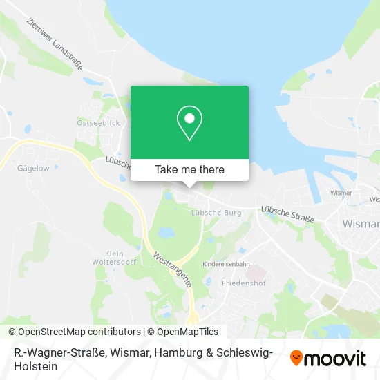 Карта R.-Wagner-Straße, Wismar