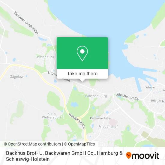 Карта Backhus Brot- U. Backwaren GmbH Co.