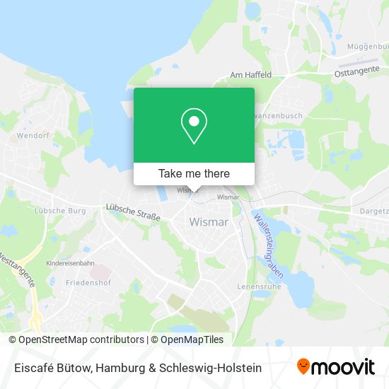 Eiscafé Bütow map