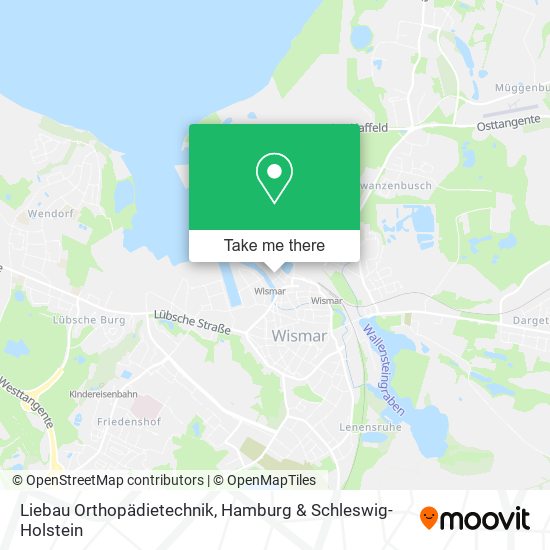 Liebau Orthopädietechnik map