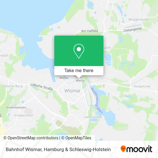Карта Bahnhof Wismar