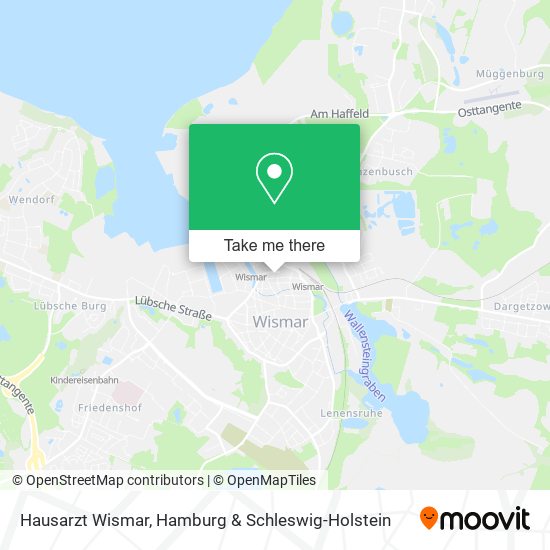 Hausarzt Wismar map