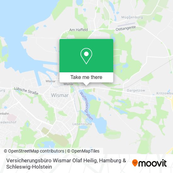 Versicherungsbüro Wismar Olaf Heilig map