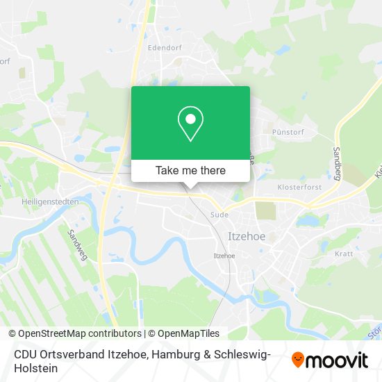 CDU Ortsverband Itzehoe map