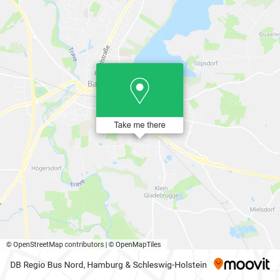 Карта DB Regio Bus Nord