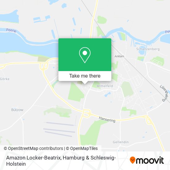 Amazon Locker-Beatrix map