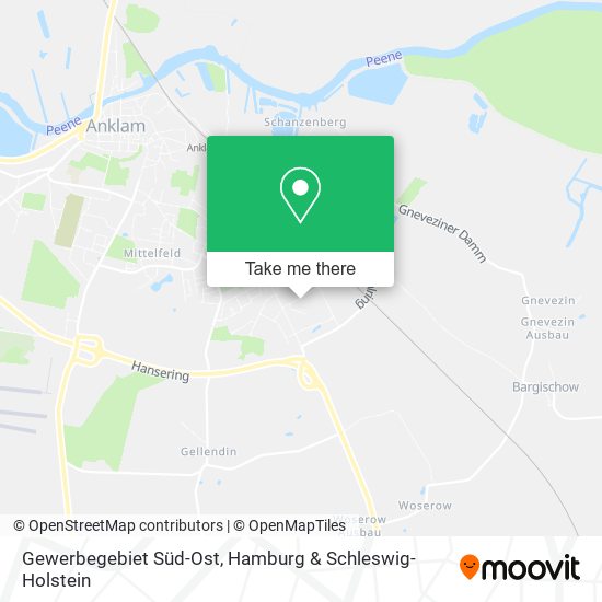 Gewerbegebiet Süd-Ost map
