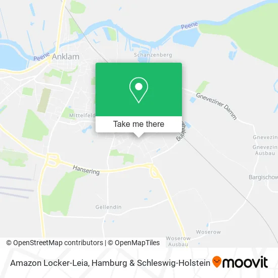 Карта Amazon Locker-Leia