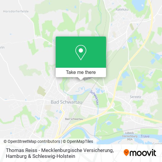 Thomas Reiss - Mecklenburgische Versicherung map